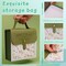 Needle Felting Kit, Wool Roving 20 Colors Set, Wool Felting Kit Felt Molds with Portable Storage Box for DIY Craft Home Decoration (Green Bag)